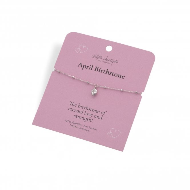 hot diamonds April Bracelet