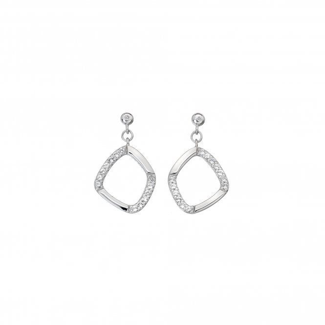 Hot Diamonds Behold White Topaz Earrings