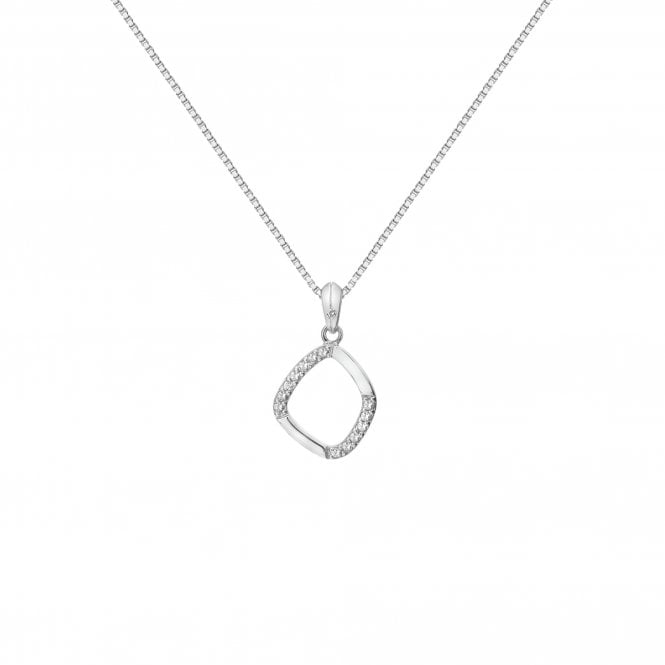 Hot Diamonds Behold White Topaz Pendant