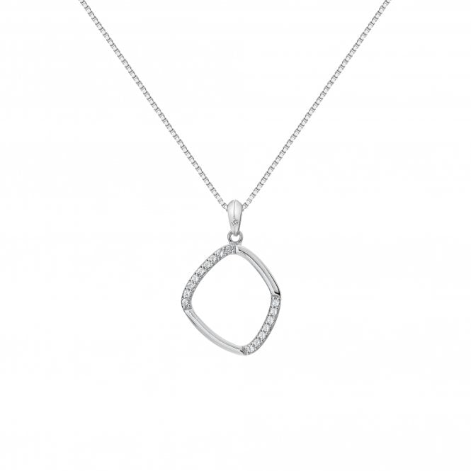 Hot Diamonds Behold White Topaz Pendant - Large
