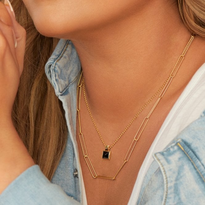 Hot Diamonds Black Onyx Pendant