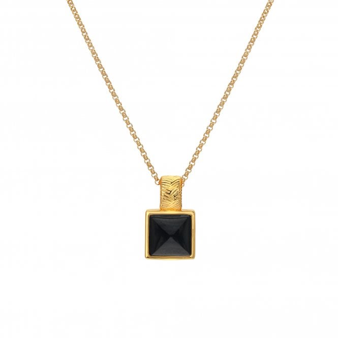 Hot Diamonds Black Onyx Pendant