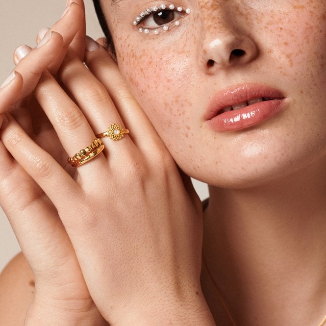 Hot Diamonds Blossom Mother Of Pearl Ring