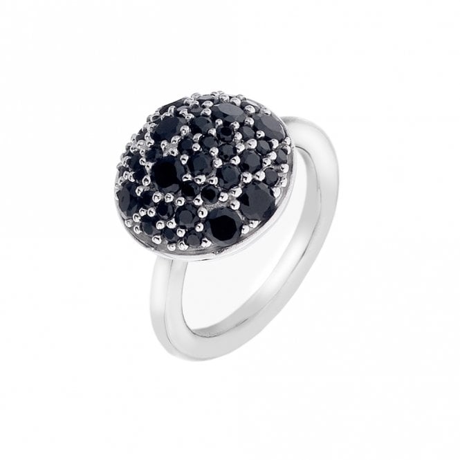 hot diamonds Bouquet Black Ring