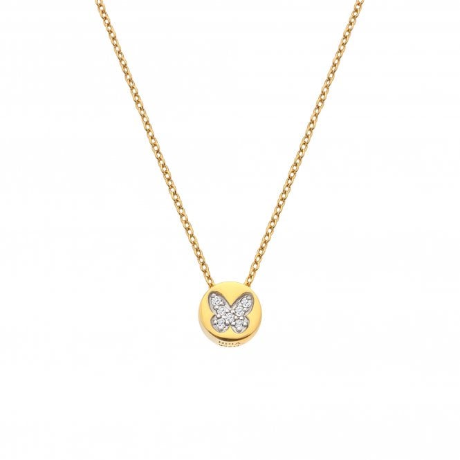 Hot Diamonds Butterfly Necklace