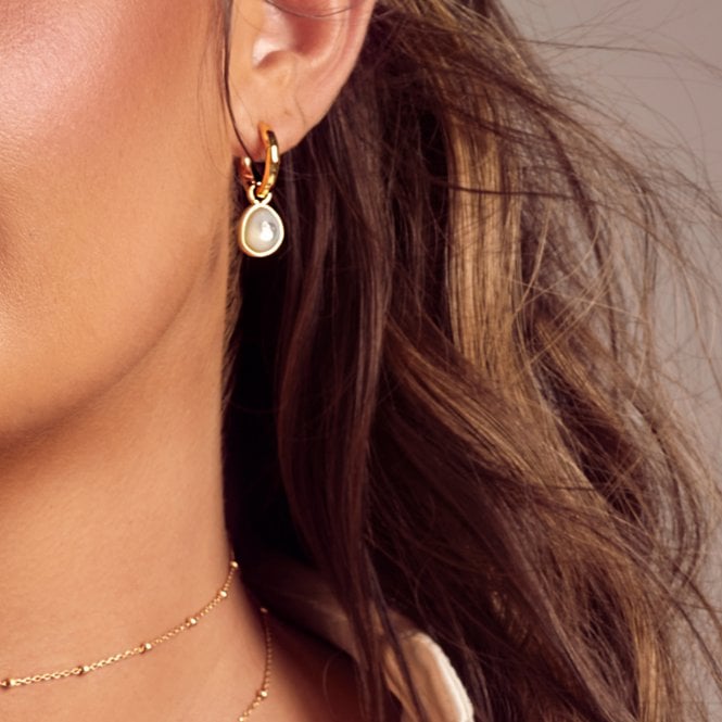 Hot Diamonds Calm Mother Of Pearl Earrings