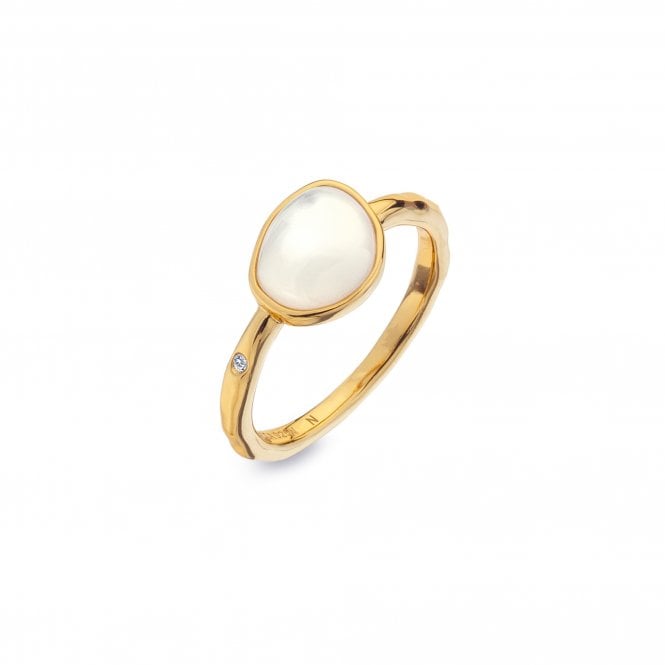 Hot Diamonds Calm Mother Of Pearl Ring