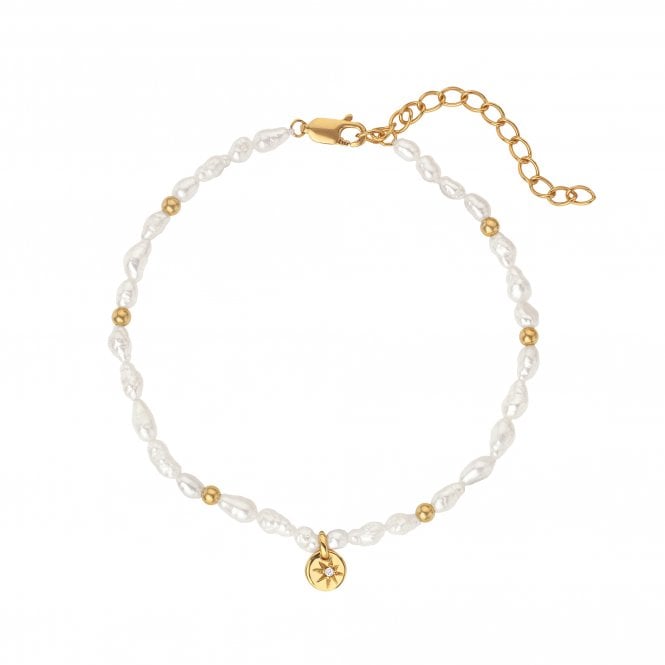 Hot Diamonds Calm Pearl Lunar Bracelet