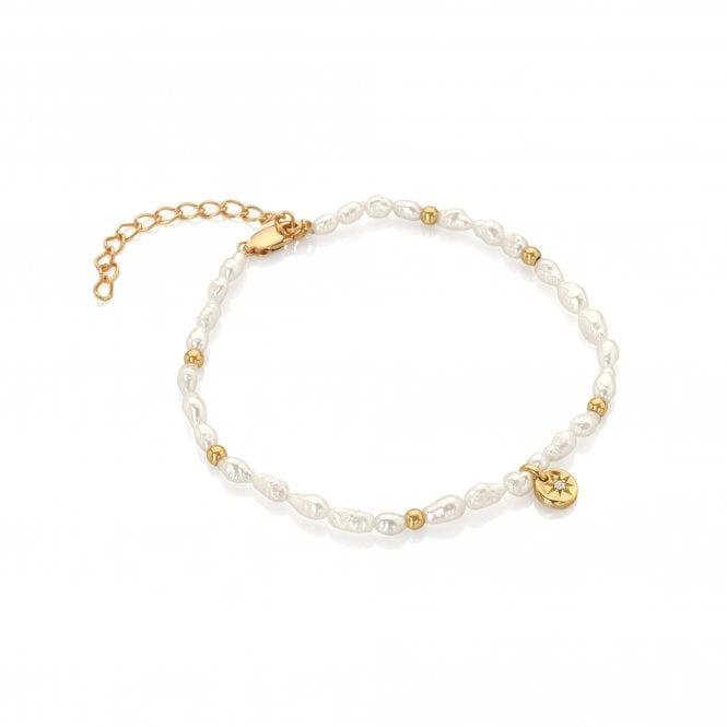 hot diamonds Calm Pearl Lunar Bracelet
