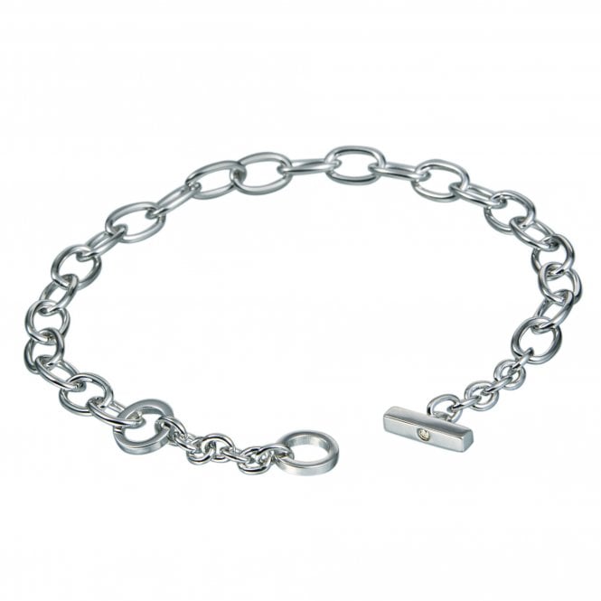 hot diamonds Classic Silver Charm Bracelet