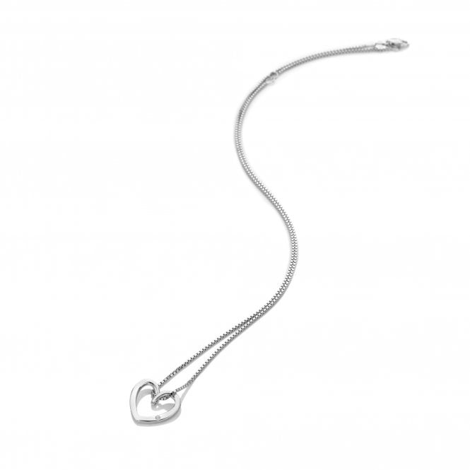 hot diamonds Classic Silver Heart Pendant