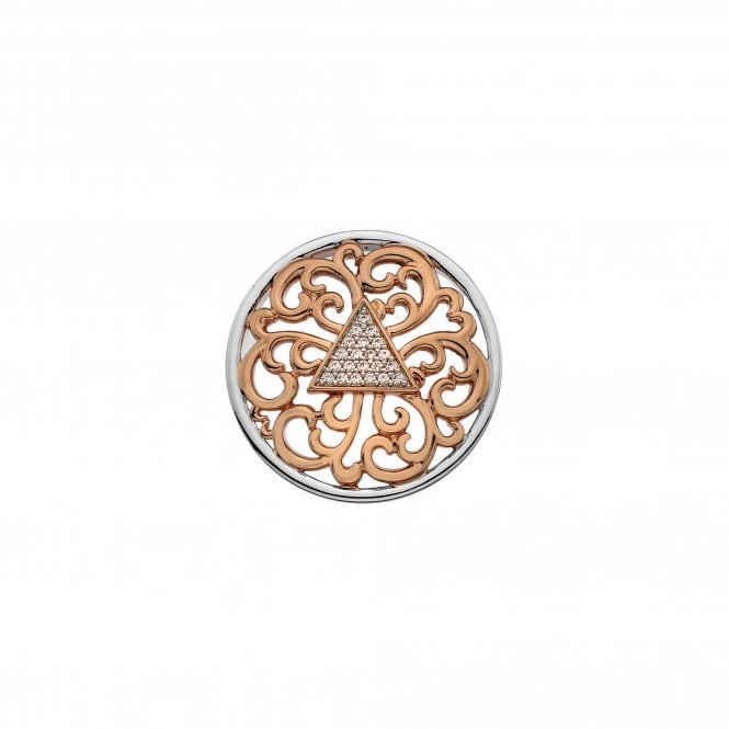 Hot Diamonds Cleopatra Rose Gold Plated Coin - 25mm