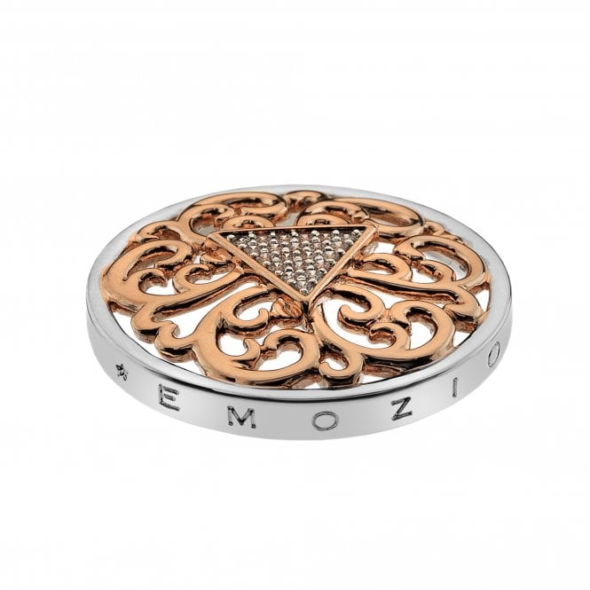 hot diamonds Cleopatra Rose Gold Plated Coin - 25mm