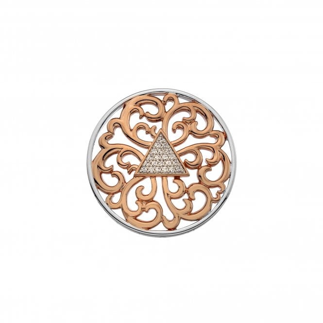 Hot Diamonds Cleopatra Rose Gold Plated Coin - 33mm