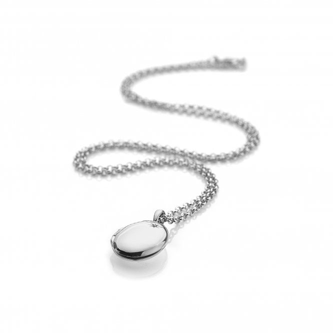 hot diamonds Confident Oval Locket Pendant