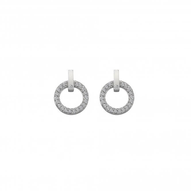 Hot Diamonds Constant Circle Earrings
