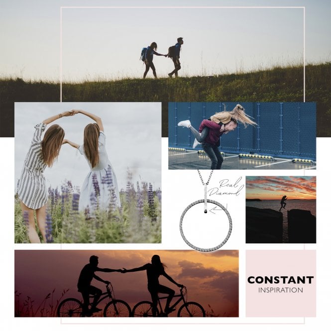 Hot Diamonds Constant Circle Earrings