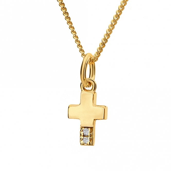 hot diamonds Cross Micro Amulet Pendant