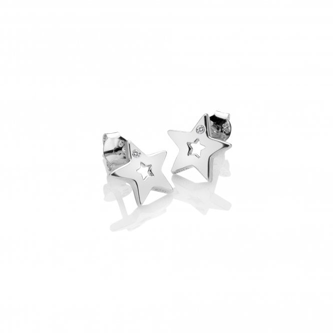 hot diamonds Diamond Amulet Star Earrings