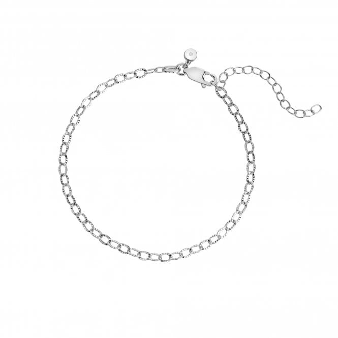 Hot Diamonds Diamond Cut Oval Bracelet