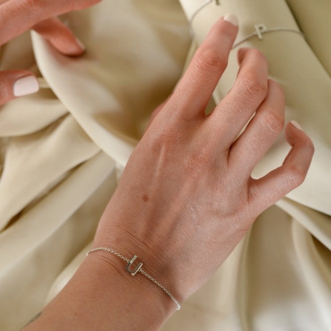 Hot Diamonds Diamond Letter U Bracelet