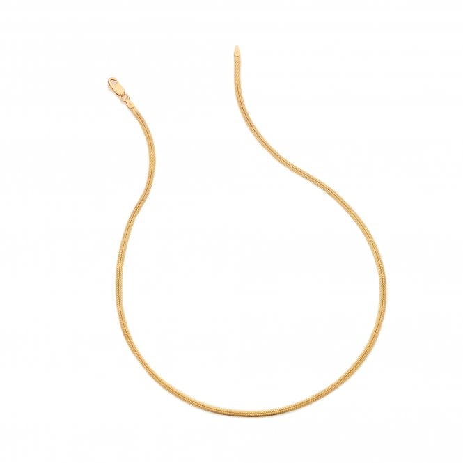 hot diamonds Embrace Oval Snake Chain - 40-45cm