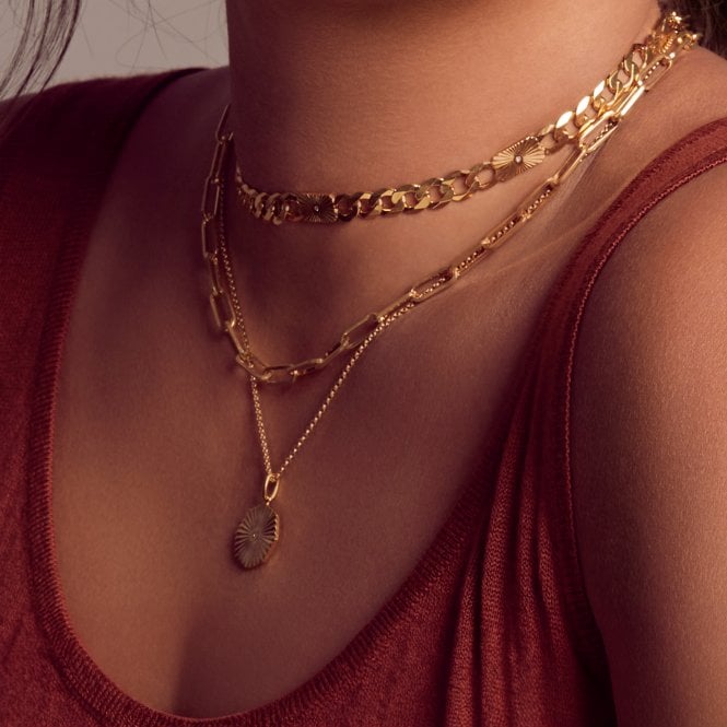 Hot Diamonds Embrace Statement Round Chain - 50cm