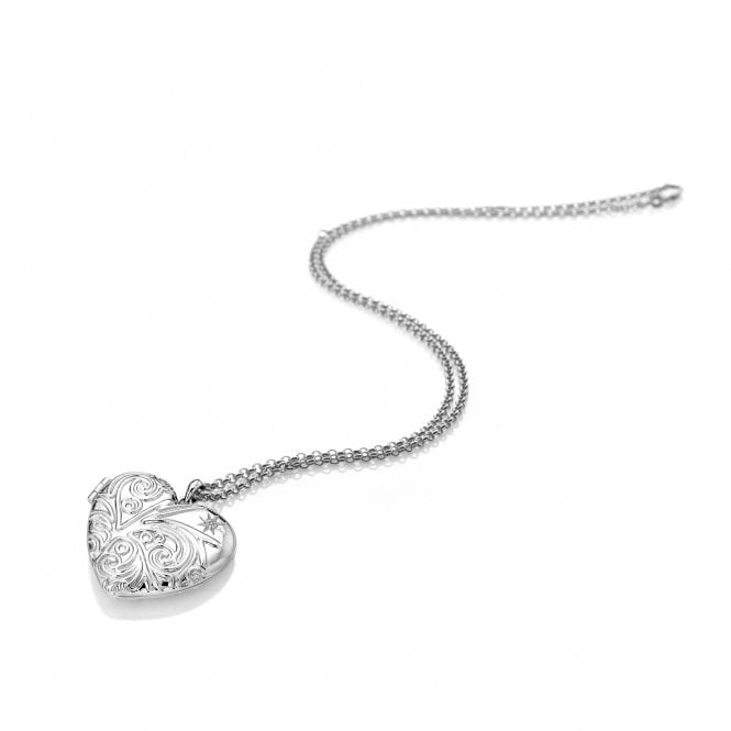 hot diamonds Engraved Heart Locket