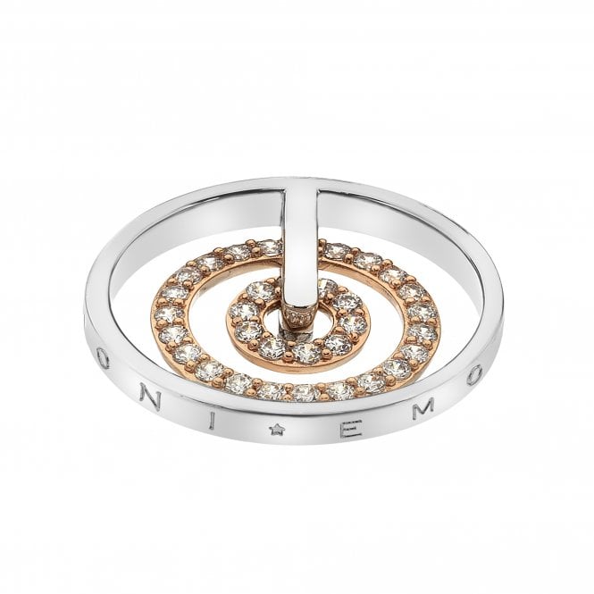 hot diamonds Entro Coin - Rose Gold Plated - 25mm
