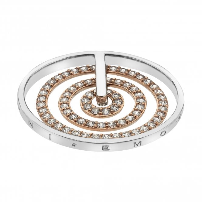 hot diamonds Entro Coin - Rose Gold Plated - 33mm