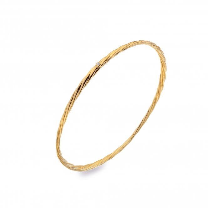 Hot Diamonds Entwine Bangle