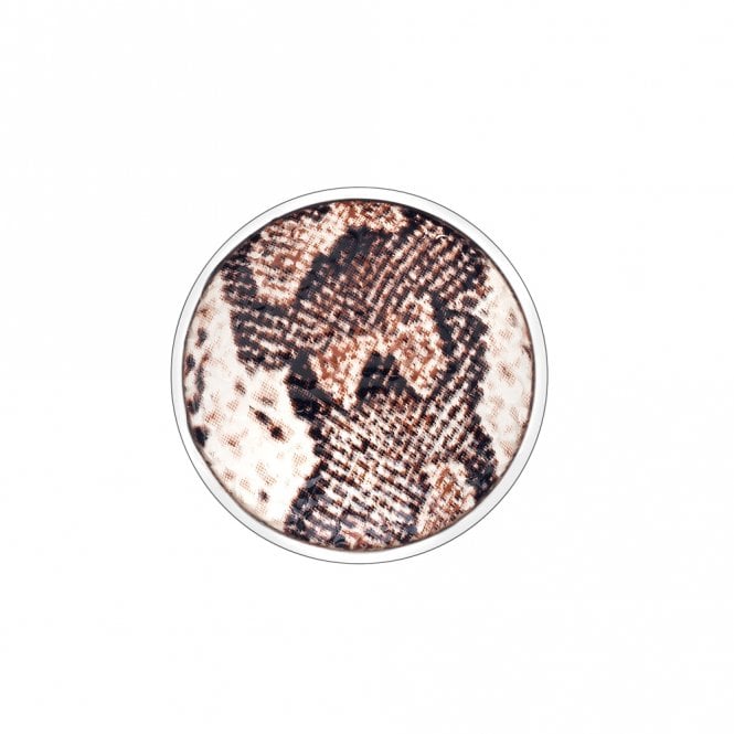 hot diamonds Faux Snake Coin - 33mm