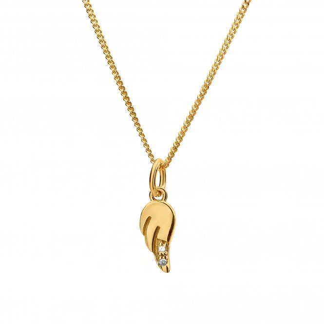 hot diamonds Feather Micro Amulet Pendant