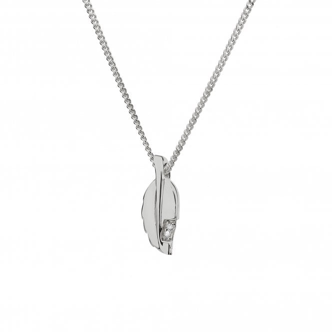 hot diamonds Feather Micro Amulet Pendant