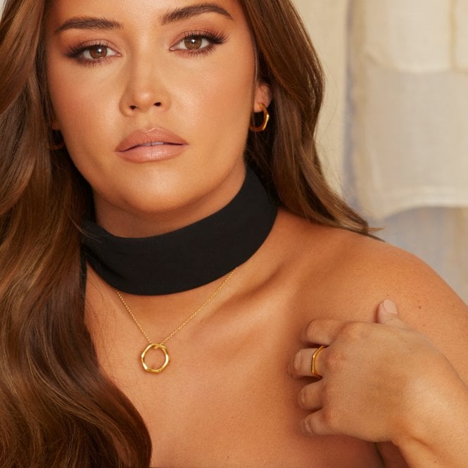 Hot Diamonds Fluid Ring