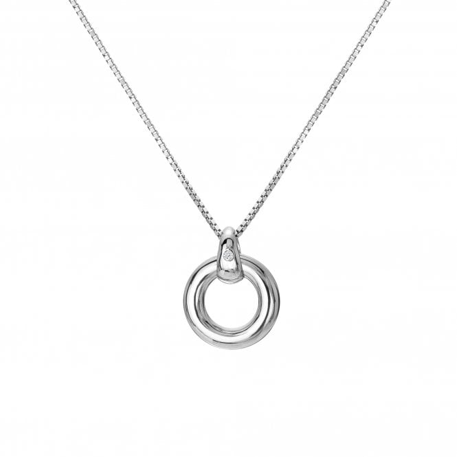 Hot Diamonds Forever Circle Pendant