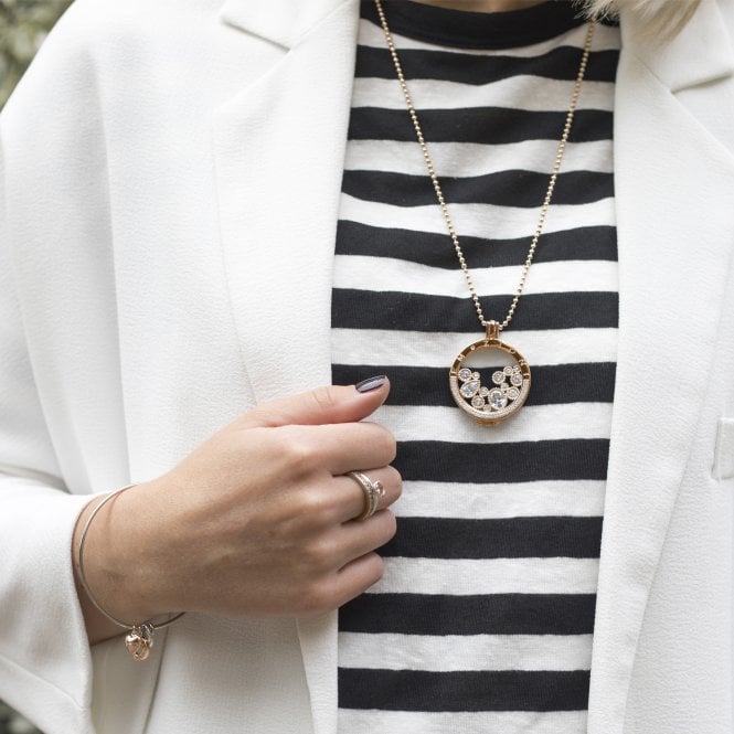 Hot Diamonds Freedom - Rose Gold Plate 33mm