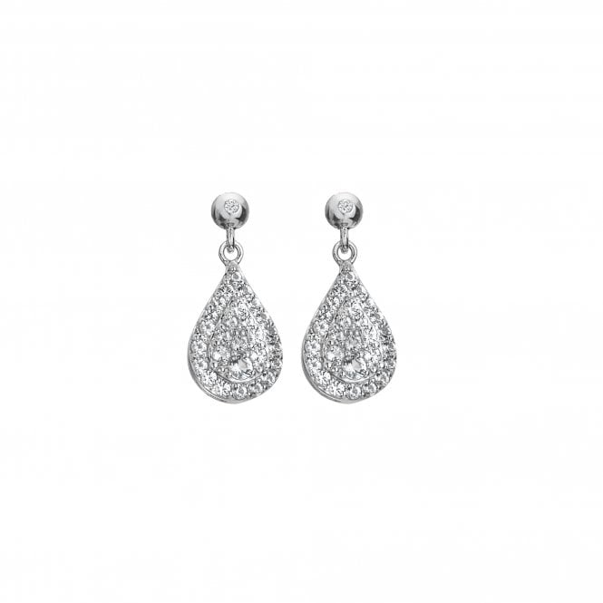 Hot Diamonds Glimmer White Topaz Earrings