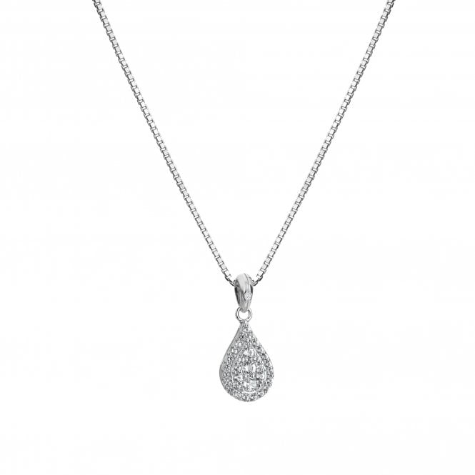 Hot Diamonds Glimmer White Topaz Pendant