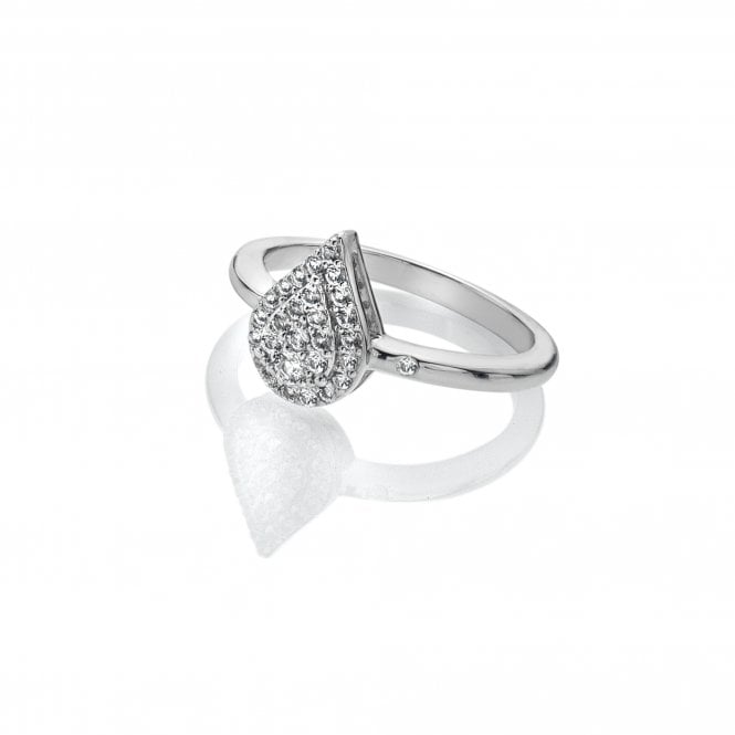 hot diamonds Glimmer White Topaz Ring