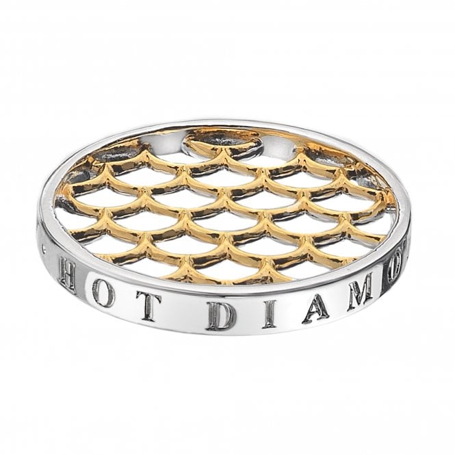 hot diamonds Gold Weaver Coin - 33mm