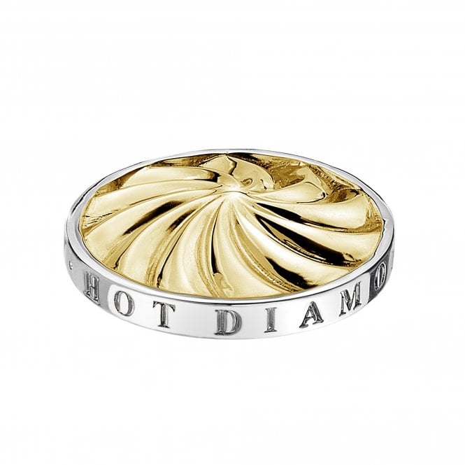 hot diamonds Golden Windmill Coin - 33mm