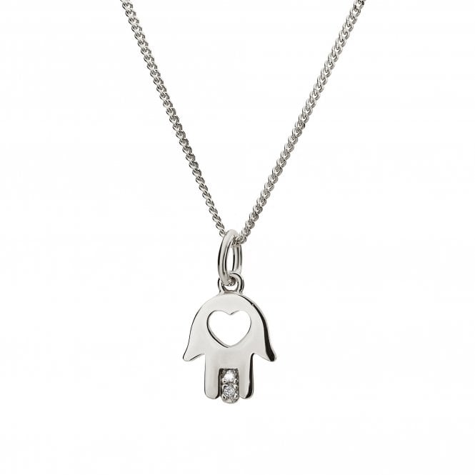 hot diamonds Hand Of Fatima Micro Amulet Pendant