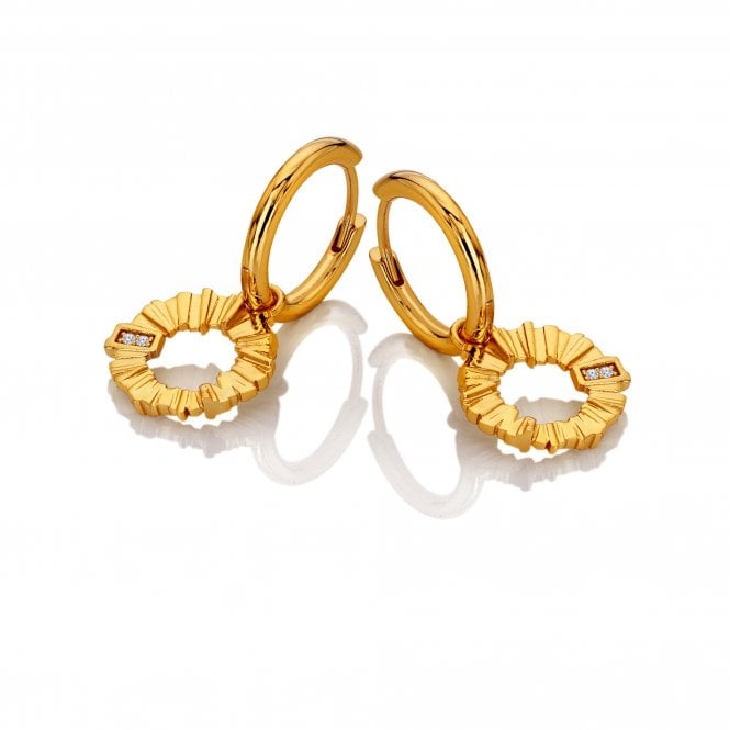 hot diamonds HD X GE Believe Hoop Earrings