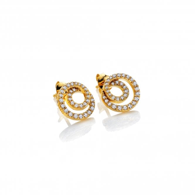 hot diamonds HD X GE Shimmer Circle Earrings