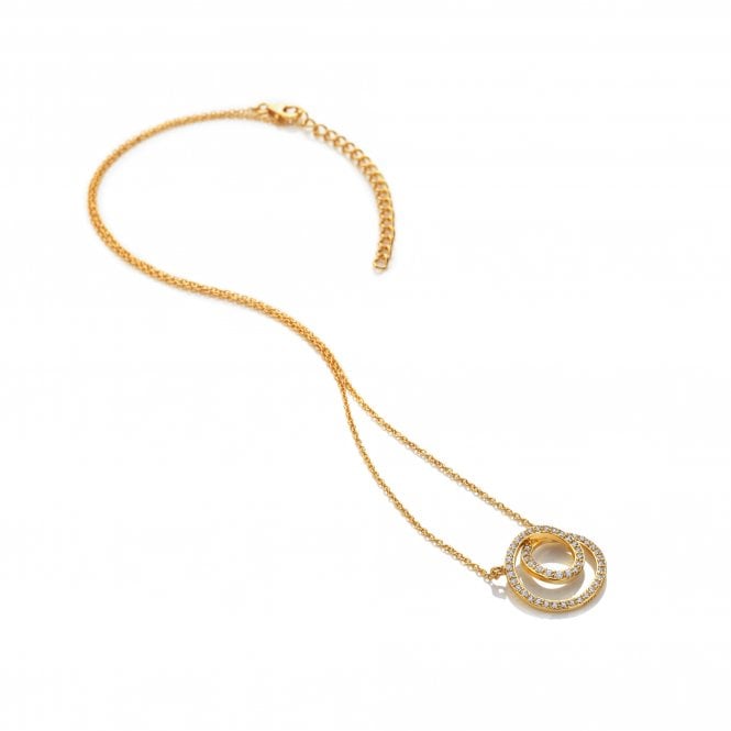 hot diamonds HD X GE Shimmer Circle Necklace