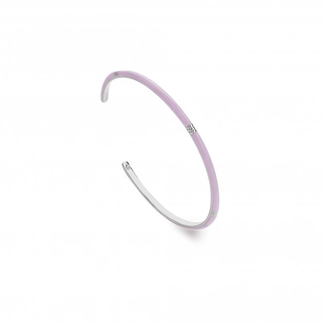 Hot Diamonds HD X Tasha Ghouri Enamel Bangle - Lilac