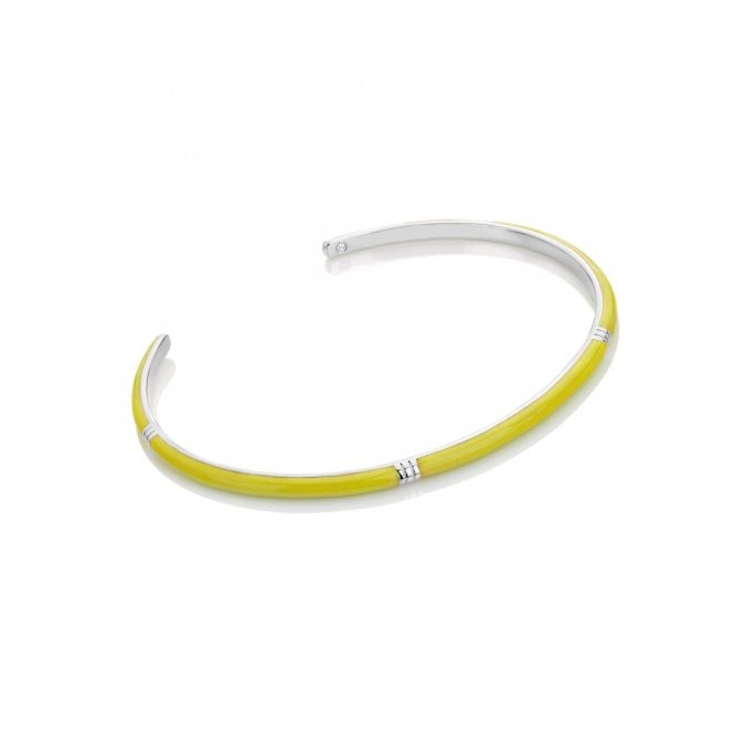 hot diamonds HD X Tasha Ghouri Enamel Bangle - Neon