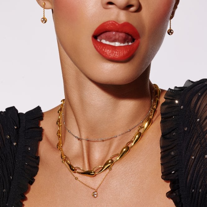 Hot Diamonds HDXGEM Droplet Necklace