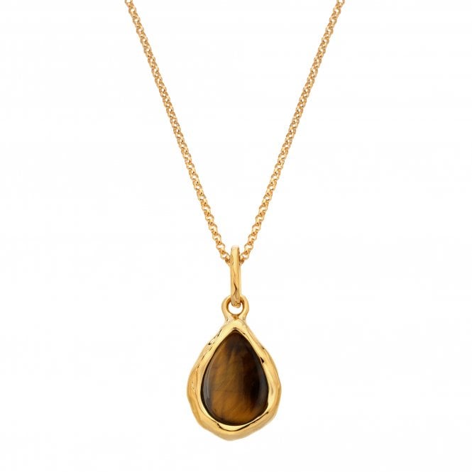 Hot Diamonds HDXGEM Teardrop Pendant - Tigers Eye